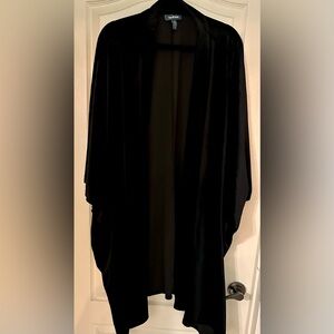 ModCloth black velvet cape, XL